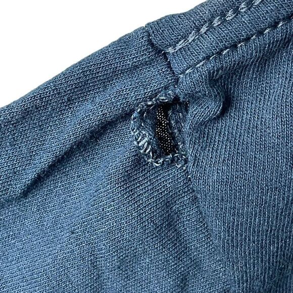 RARE VINTAGE Yellow Rat Bastard Solid Blue Graphic Short Sleeve Tee Shirt XL - Picture 6 of 8